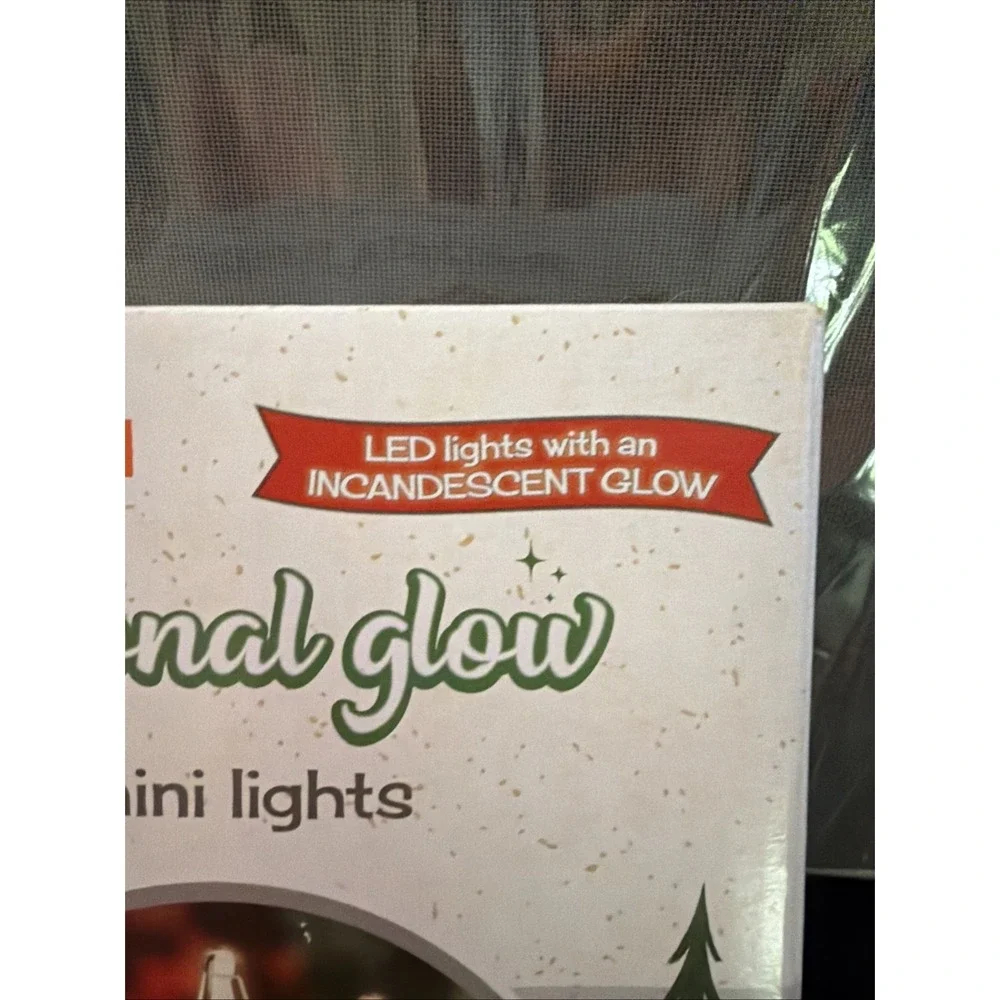 SYLVANIA 100 Traditional Glow LED Mini Lights SOFT WHITE 26ft ~ New